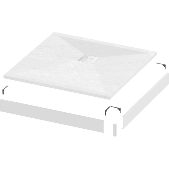 Панель для душевого поддона Grossman Strong 90x90 см GR-S190901Q - фото 2