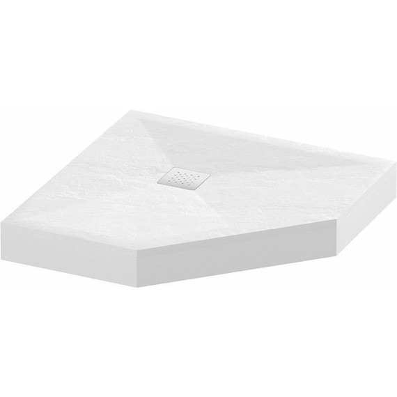 Поддон каменный Grossman Strong 90x90 см GR-S19090D, белый матовый - фото 3