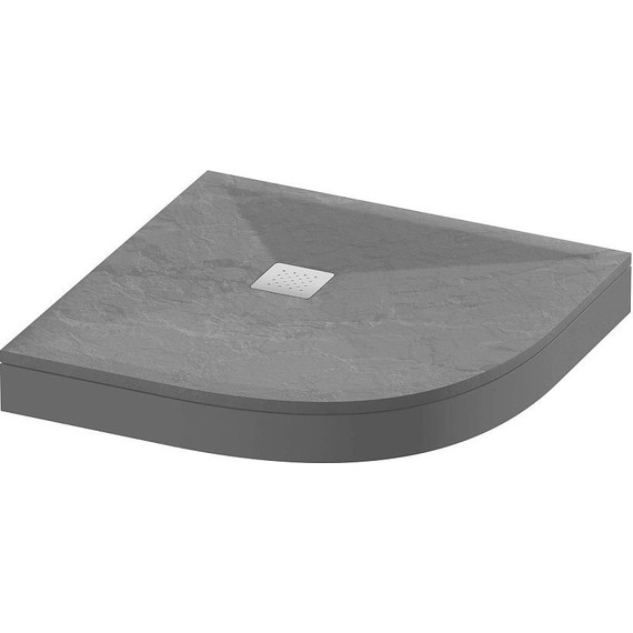 Поддон каменный Grossman Strong 100x100 см GR-S2100100, графит матовый - фото 3