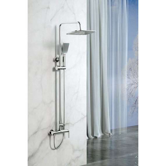 Душевая стойка BelBagno Acqua ACQUA-DOCM-CRM, Цвет производителя: хром - фото 2