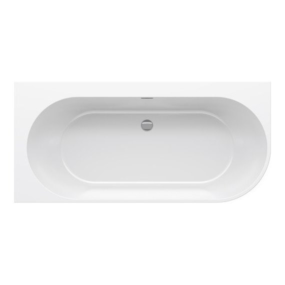 Ванна акриловая Ravak Freedom Corner 170х80 см L XC00100041 (слив перелив хром) - фото 2