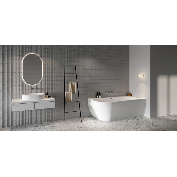 Ванна акриловая Ravak Freedom Corner 170х80 см R XC00100040 (слив перелив хром) - фото 4