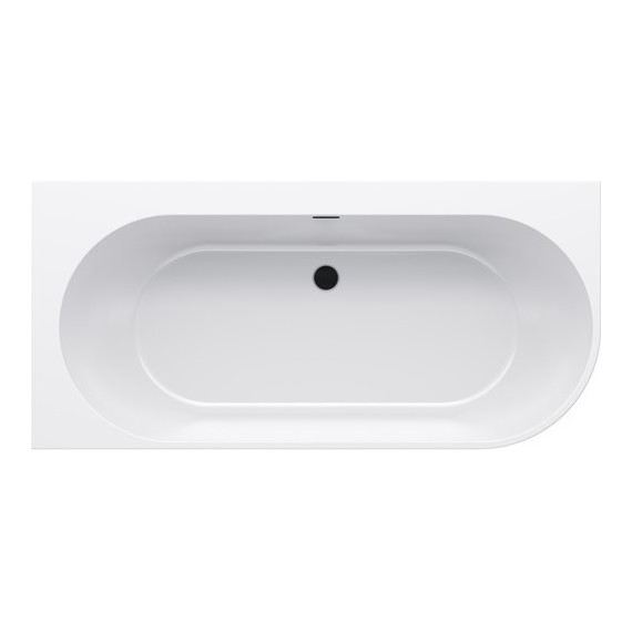 Ванна акриловая Ravak Freedom Corner 170х80 см L XC00100043 (слив перелив чёрный) - фото 2