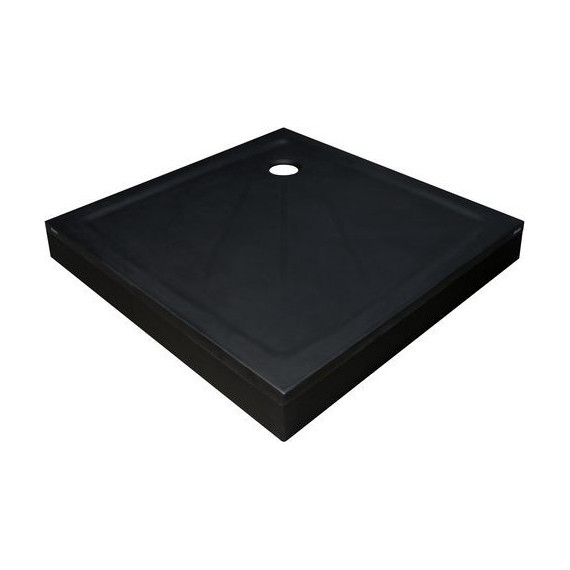 Поддон Ravak Perseus Pro 80x80 см XA034401010BM, чёрный матовый - фото 