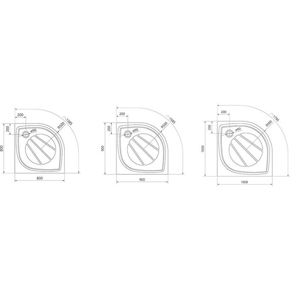 Каркас для поддона Ravak Elipso 100x100 см GR00002072 - фото, картинка 3 Каркас для поддона Ravak Elipso 100x100 см GR00002072 - фото 3