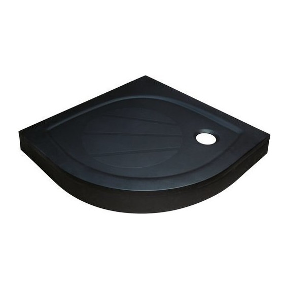 Поддон Ravak Elipso Pro 90х90 см XA237701010BM, чёрный матовый - фото 