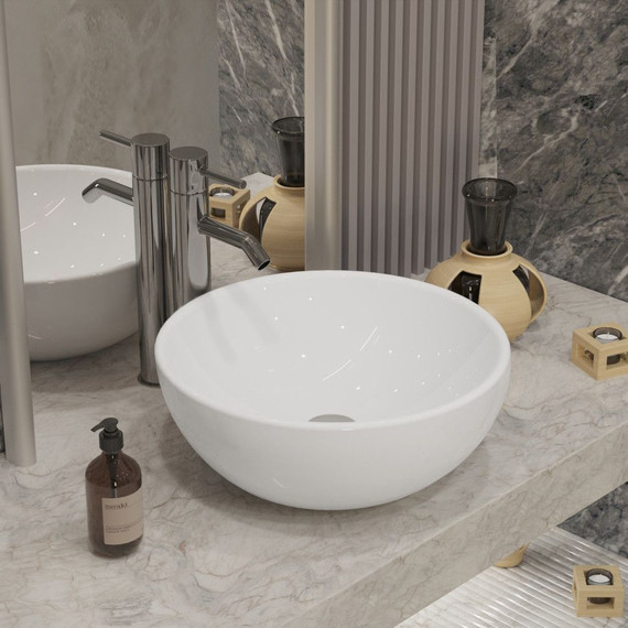 Раковина-чаша Ambassador Queen 45 см 116T20101, белый матовый - фото, картинка 5 Раковина-чаша Ambassador Queen 45 см 116T20101, белый матовый - фото 5