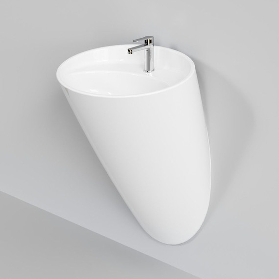 Раковина подвесная Ambassador Queen 53 см 116T20102, белый матовый - фото 2