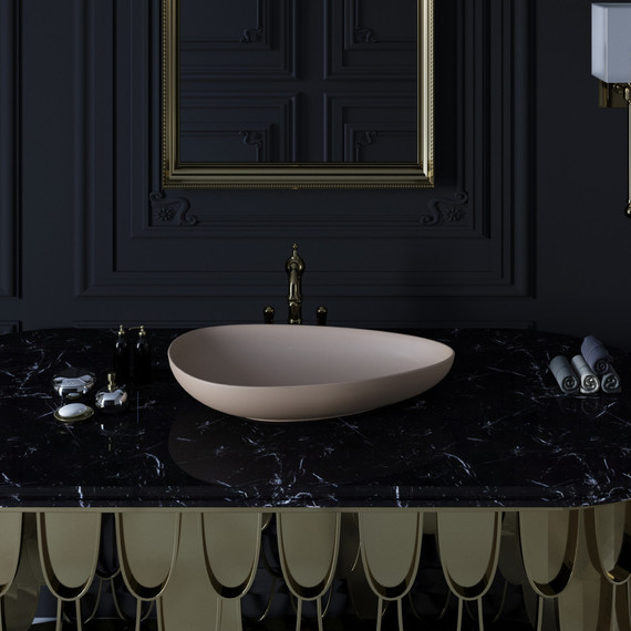 Раковина-чаша Ambassador Kingston 58 см 146T20401, бежевый матовый - фото 5