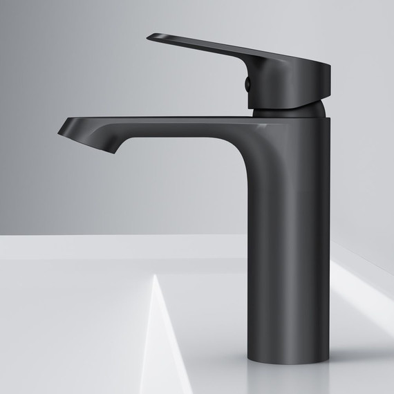 Смеситель для раковины Am.Pm Func F8F02122, черный, Цвет производителя: чёрный - фото 5