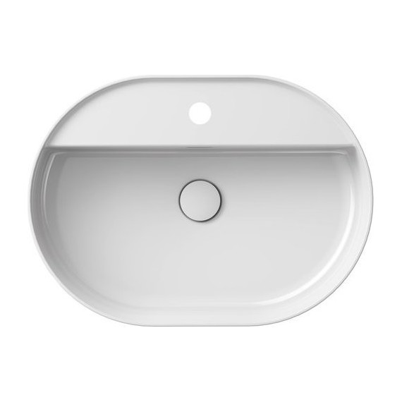 Раковина-чаша Ravak Ceramic Slim Shelf O 55 см XJX01155003 - фото, картинка 3 Раковина-чаша Ravak Ceramic Slim Shelf O 55 см XJX01155003 - фото 3