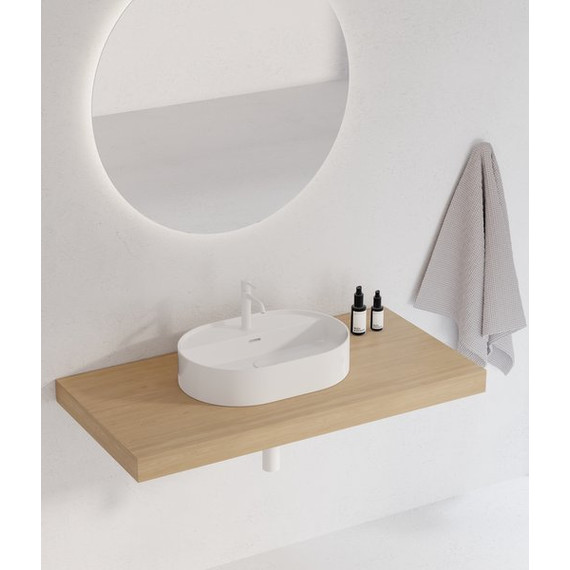 Раковина-чаша Ravak Ceramic Slim Shelf O 55 см XJX01155003 - фото, картинка 4 Раковина-чаша Ravak Ceramic Slim Shelf O 55 см XJX01155003 - фото 4