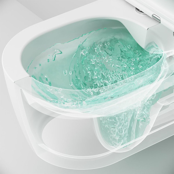 Унитаз подвесной Am.Pm Func FlashClean C8F1701SC с сиденьем микролифт - фото 8