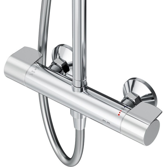 Душевая стойка с термостатом Am.Pm X-Joy F0785A400, Цвет производителя: хром - фото 13