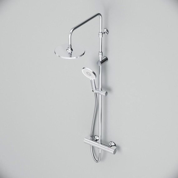 Душевая стойка с термостатом Am.Pm X-Joy F0785A400, Цвет производителя: хром - фото 5