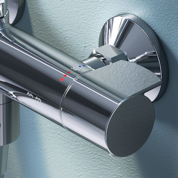 Душевая стойка с термостатом Am.Pm X-Joy F0785A500, Цвет производителя: хром - фото 9