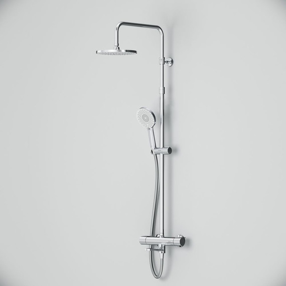 Душевая стойка с термостатом Am.Pm X-Joy F0785A500, Цвет производителя: хром - фото 6