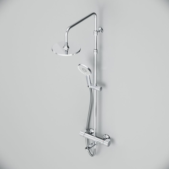 Душевая стойка с термостатом Am.Pm X-Joy F0785A500, Цвет производителя: хром - фото 5