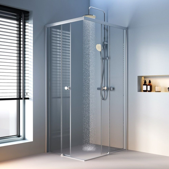 Душевое ограждение Am.Pm X-Joy 100x80 см W94G-403-10080-MТ, хром/прозрачное - фото 3