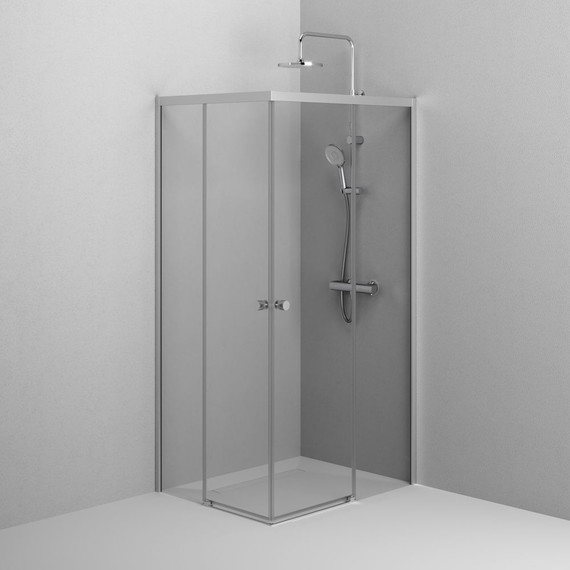 Душевое ограждение Am.Pm X-Joy 100x80 см W94G-403-10080-MТ, хром/прозрачное - фото 5