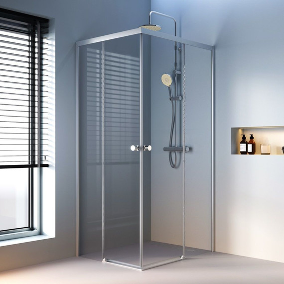 Душевое ограждение Am.Pm X-Joy 100x80 см W94G-403-10080-MТ, хром/прозрачное - фото 2