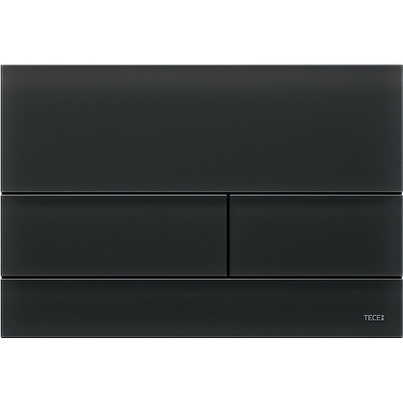Кнопка смыва TECEsquare II 9240825, стеклянная, чёрный сатинированный - фото 