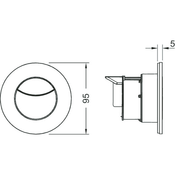 Кнопка смыва TECEflushpoint 9240981, белый - фото 3