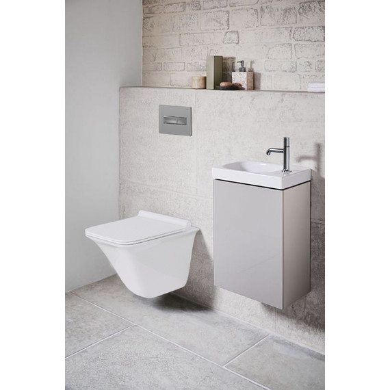 Кнопка смыва Loranto 7321, хром матовый - фото 2