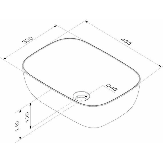 Раковина-чаша Am.Pm Func 45 см M8FWCC10450WG - фото 5
