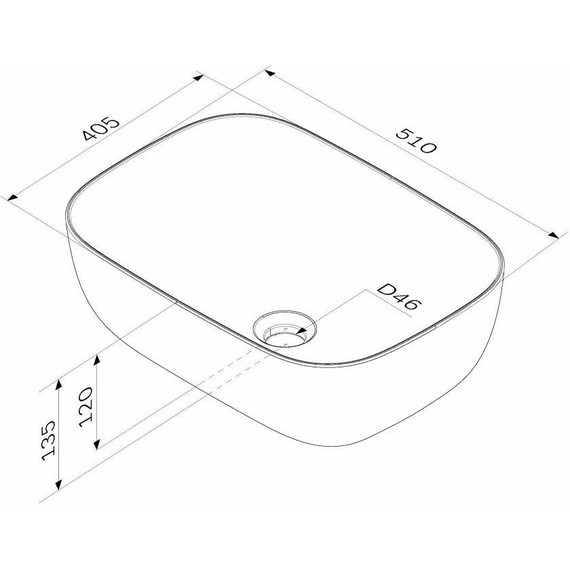 Раковина-чаша Am.Pm Func 51 см M8FWCC10510WG - фото, картинка 5 Раковина-чаша Am.Pm Func 51 см M8FWCC10510WG - фото 5