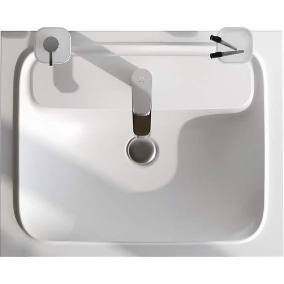 Тумба подвесная с раковиной Am.Pm Func 60 см M8FFUX0601OF, дуб крафт, Цвет фасада: тёмное дерево - фото, картинка 11 Тумба подвесная с раковиной Am.Pm Func 60 см M8FFUX0601OF, дуб крафт, Цвет фасада: тёмное дерево - фото 11