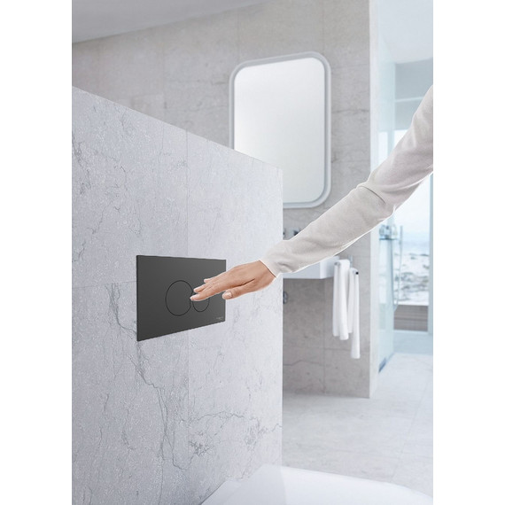 Кнопка смыва Idrospania Belen 30364, черный матовый - фото 2