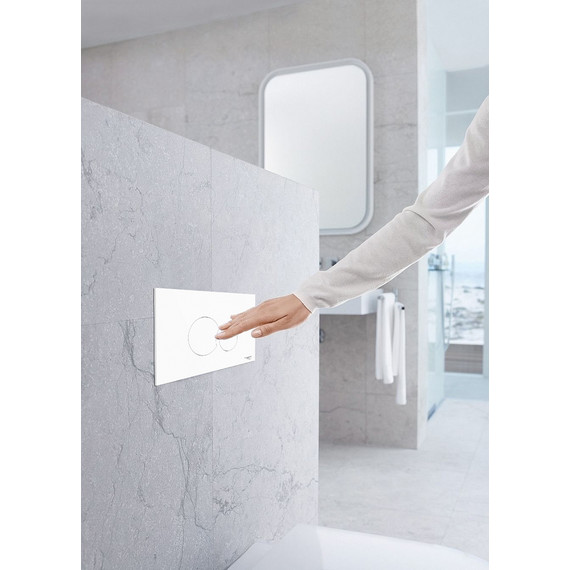 Кнопка смыва Idrospania Belen 30366, белый матовый - фото 2