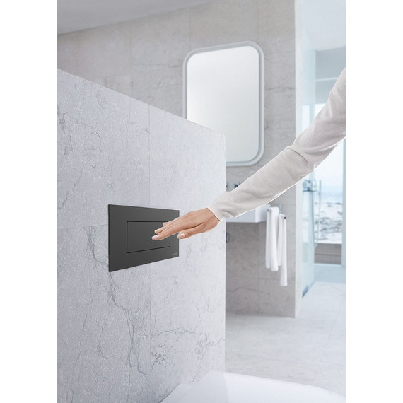 Кнопка смыва Idrospania Noelia 30374, черный матовый - фото 2