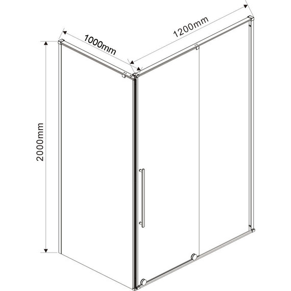 Душевое ограждение Vincea Arno 120x100 см VSR-1A1012CL (стекло 8 мм), хром/прозрачное - фото 7