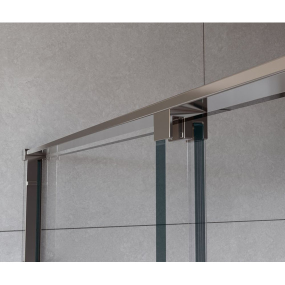 Душевое ограждение Vincea Arno 150x80 см VSR-1A8015CL (стекло 8 мм), хром/прозрачное - фото 4