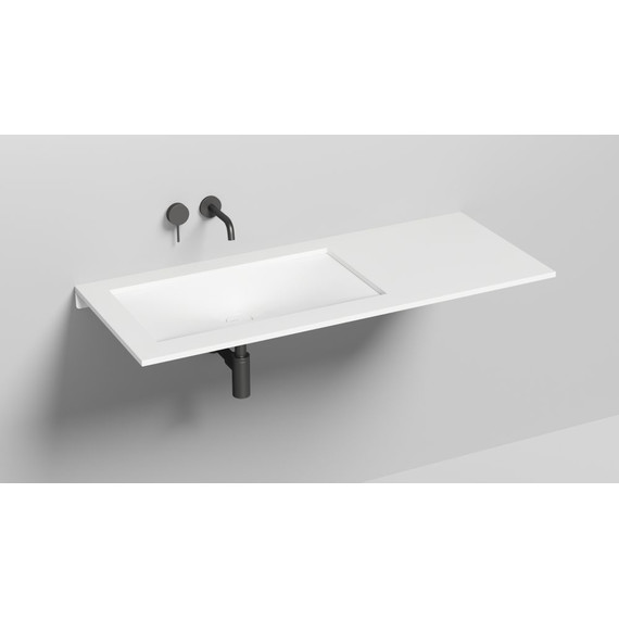 Раковина врезная под столешницу Salini Marea 13 70 см 1802213M (S-Stone) белый матовый - фото 2