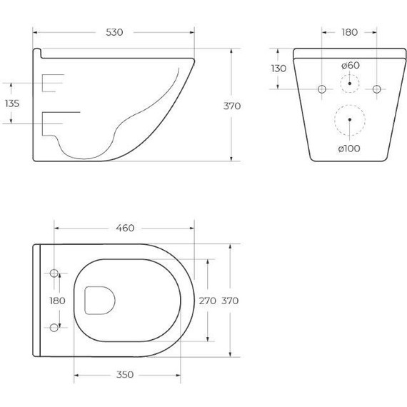 Унитаз подвесной безободковый BelBagno Senso Tor BB017CH-TOR - фото 15