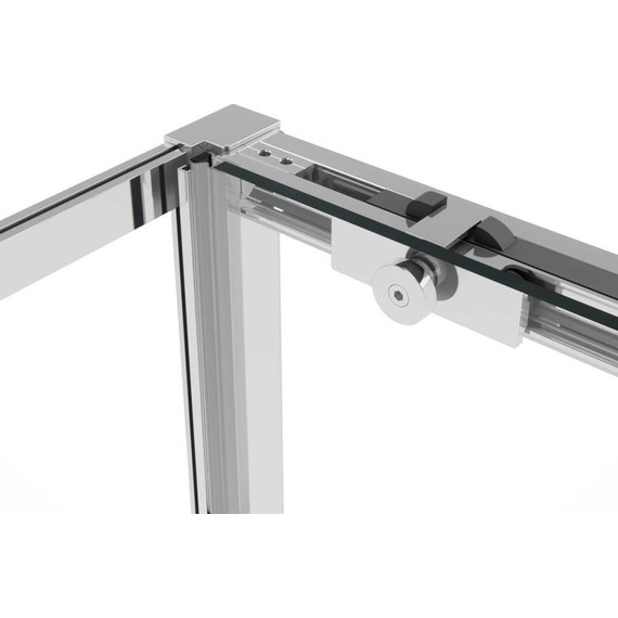 Душевое ограждение Vincea Slim Soft 100х80 см VSR-1SS8010CL, хром/прозрачное - фото 7