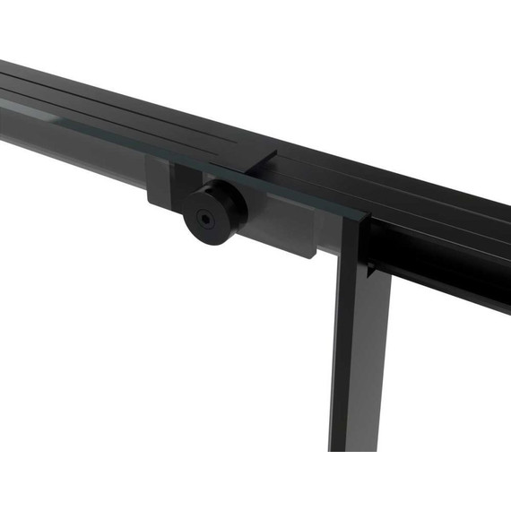 Душевое ограждение Vincea Slim Soft 100х90 см VSR-1SS9010CLB, черный/прозрачное - фото 8