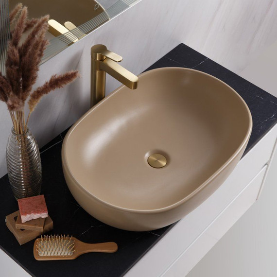 Раковина-чаша BelBagno 60 см BB1084-H316, бежевый матовый - фото 5