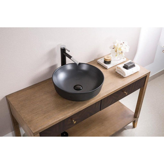 Раковина-чаша BelBagno 41 см BB1315-H301, черный матовый - фото 2