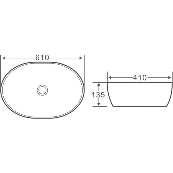 Раковина-чаша BelBagno 61 см BB1348 - фото 7