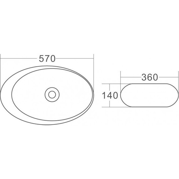 Раковина-чаша BelBagno 57 см BB1396 - фото 8