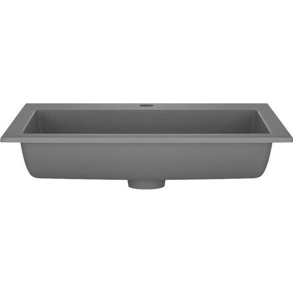 Тумба подвесная с раковиной Vincea Chiara 2D 60 см VMC-2C2600TO (раковина VCB-13600B), дуб табак - фото 6