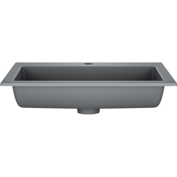 Тумба подвесная с раковиной Vincea Chiara 2D 60 см VMC-2C2600RO (раковина VCB-13600G), тёмный дуб - фото 3