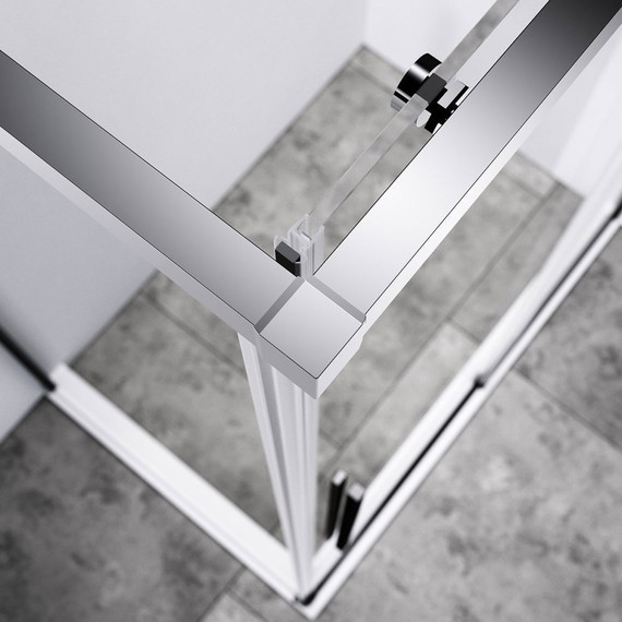 Душевое ограждение Vincea Slim-N 100х90 см VSR-4SN9010CL, хром/прозрачное - фото 2