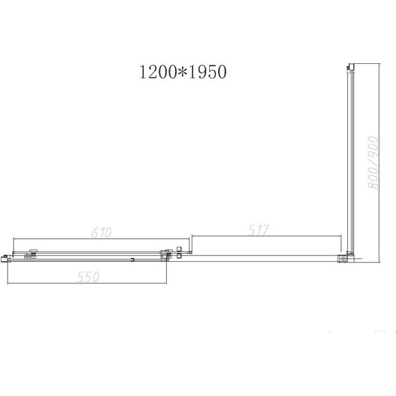 Душевое ограждение Vincea Slim-N 120х90 см VSR-4SN9012CL, хром/прозрачное - фото 4