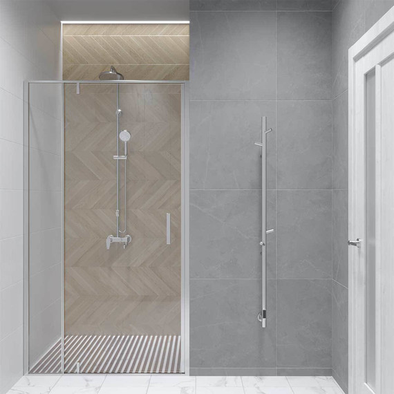 Полотенцесушитель электрический Vincea 1370 мм VTD-1DCE, хром - фото 2