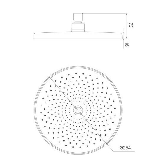 Верхний душ Iddis Optima Home 254x254 мм OPH25BPi64, черный матовый - фото 6